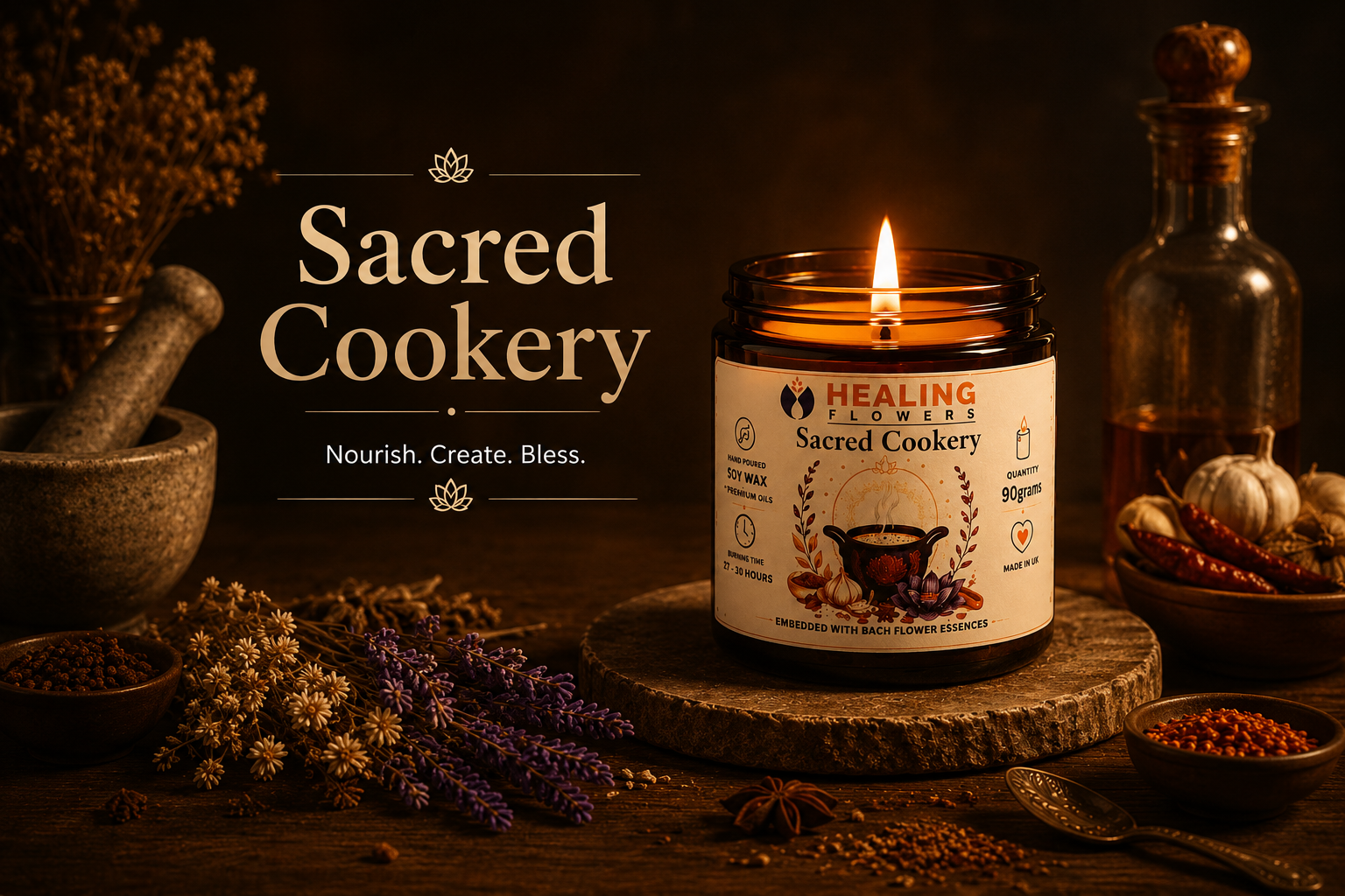 Sacred Cookery Candle